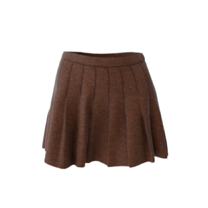 brown skirt